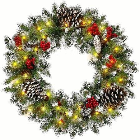 Showvigor - Light Up Christmas Wreath