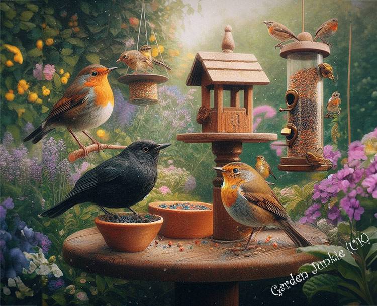 Common Garden Birds in the UK - Art